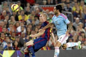 Luis Enrique no podrá contar con el francés ni para la Champions ni para el choque de Almería.