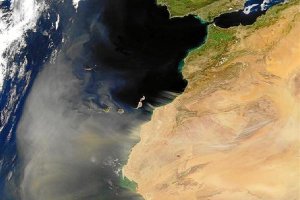 El Aire africano, responsable del calor en octubre. 