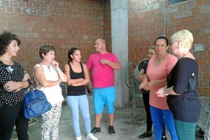 Visita a los trabajos