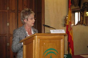 Elena Viboras durante su intervención.