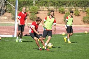 Partidillo de este jueves en el Anexo.