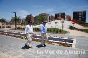última visita del alcalde, Luis Rogelio Rodríguez y el concejal Guzmán