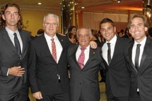 La embajada almeriense en la gran fiesta del fútbol.