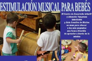 Taller de Estimulación Musical para Bebés de InterActúa y Aula Creativa de Música