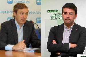 Hernando y Jiménez, esta mañana.