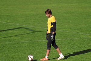 Julián Cuesta entrenando en el Anexo.