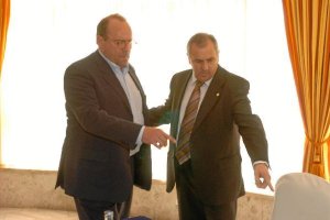 Paco Flores puso la primera piedra de la cantera en el nuevo Almería de Alfonso García.