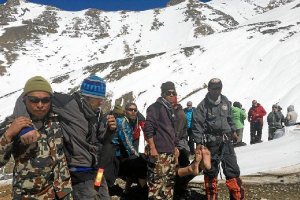 Montañeros.