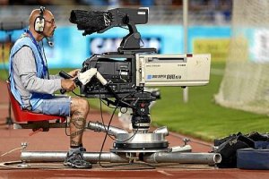 Un cámara de tv.