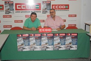 Juan Pallarés y José Carlos Tejada, de Comisiones Obreras