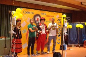 Los jugadores hicieron sonreír a los más pequeños.