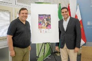 Concejal de Deportes y delegado provincial Baloncesto, en la presentación del evento.