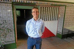 Antonio Ríos, esta mañana en el Juan Rojas.