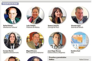 Galardonados con los Premios Poniente 2014.