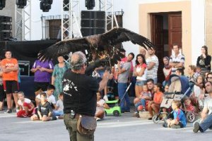 El águila real Espartaco.