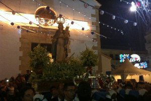 Salida de la procesión.