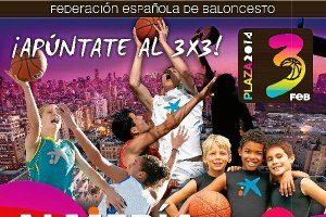 Cartel de la gran fiesta del baloncesto.