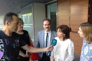 Francisca Serrano, Alfredo Valdivia y Silvia Oñate.