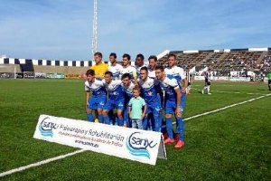 El once del Almería B.