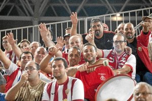 Afición del Almería.