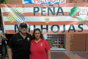Ismael y Mónica Ruiz en la sede de Milhojas.