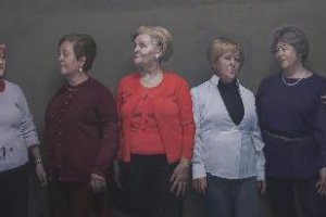 Ocho mujeres, una de las obras.