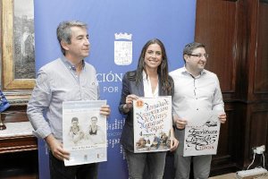Rueda de prensa de la iniciativa en el Palacio provincial.