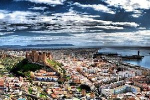 El Elche puso esta foto de Almería en su web.