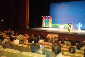 Un momento de la representación, el pasado domingo en el Teatro Auditorio.