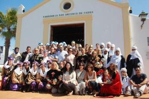 Los vecinos de Carboneras que han viajado a Ayamonte a esta actividad