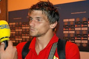 Dubarbier en el Carrusel en Riazor.