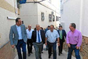 Visita de Arenas, ayer, a Felix