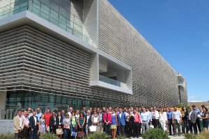Los participantes en los encuentros bilaterales que se han celebrado en el PITA. 