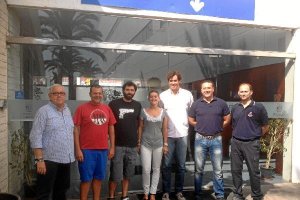 Asistentes a la reunión de coordinación mantenida ayer. 