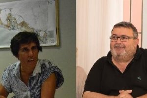 Ana Belén Zapata y Manolo García.