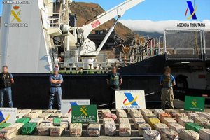 Droga intervenida en la operación del Velero Lulú, en 2010.