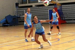 Raúl Muñoz en plena sesión de trabajo.