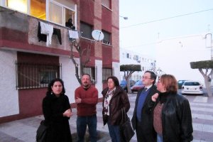 Amanda Meyer visitó el barrio en abril.
