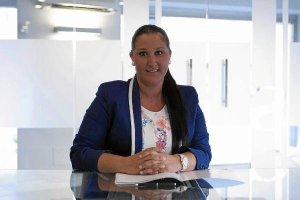 la candidata a presidir AJA Inmaculada Vela.