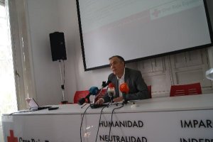 El presidente de Cruz Roja Almería, José Carlos Sánchez Berenguel.