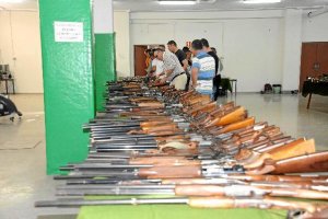 Subasta de armas en 2011 en la Comandancia de Almería