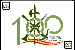 Logo del centenario de la fundación de la Legión (cedida Brileg).