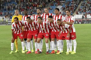 El once del Almería del viernes.