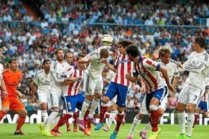 Una imagen del partido.