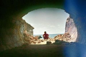 ‘Víctor XX’, en una de las localizaciones de Agua Amarga.