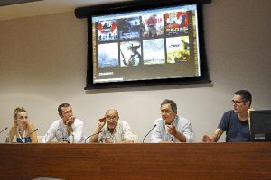 Rueda de prensa de la cita con sus responsables. 