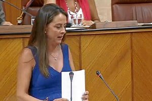 Aránzazu Martín, ayer 