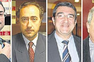 Juan Miguel Cano, Ignacio Bértiz, José Arturo Pérez  José Pascual Pozo