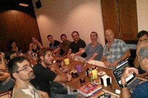 ‘Café ilustrado’celebrado en Cyrano el sábado. 