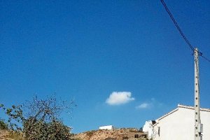 Loma a la que acuden los vecinos para intentar comunicarse